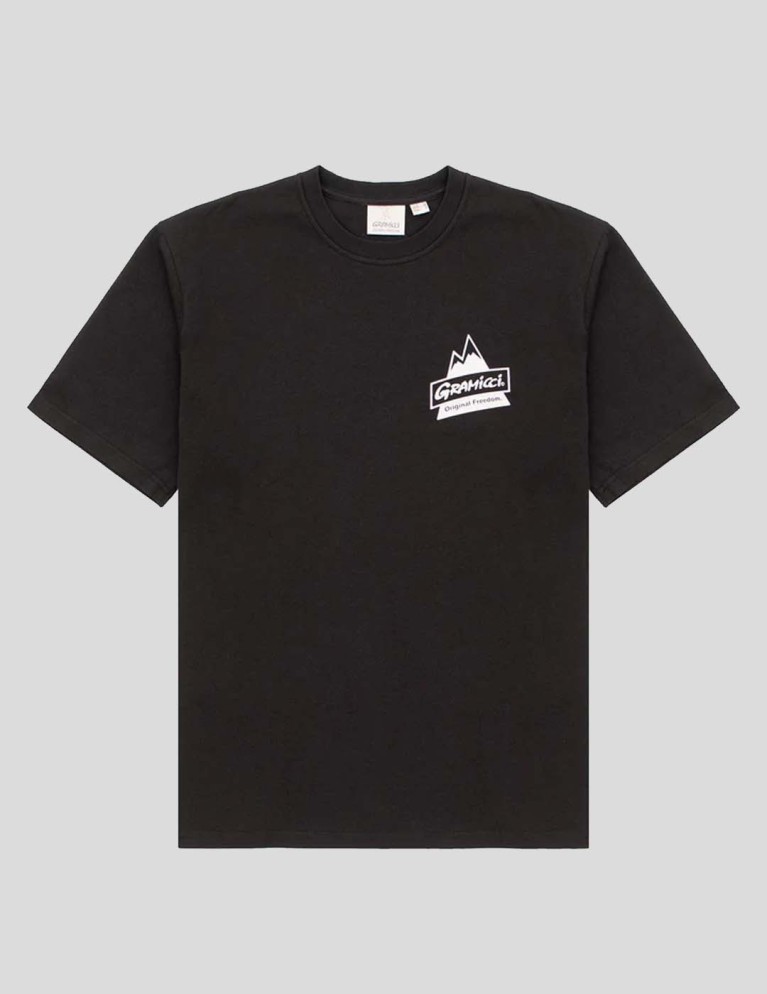 Camisa GRAMICCI peak tee vintage black